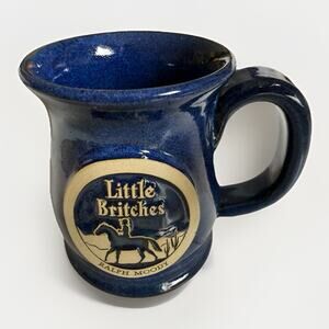 Sunset Hill Stoneware Blue Custom Mug Little Britches Ralph Moody 5”